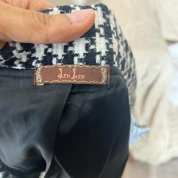 Y2k Houndstooth Blazer Jacket - Picture 4 of 4